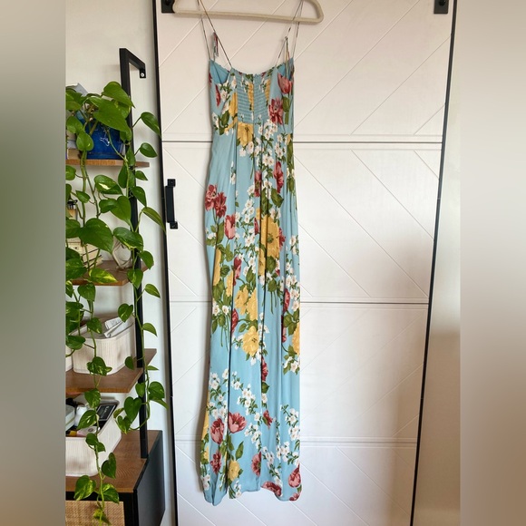 Reformation Melita Gown in ‘Florist’ - blue floral - size 4 - Picture 8 of 16